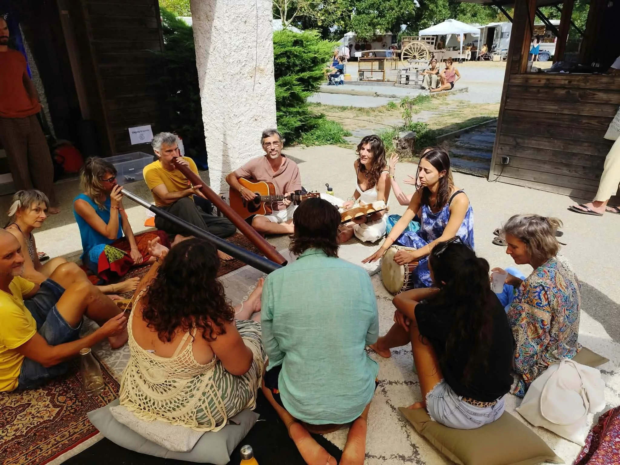 Petite jam musicale avec Florent Louvard